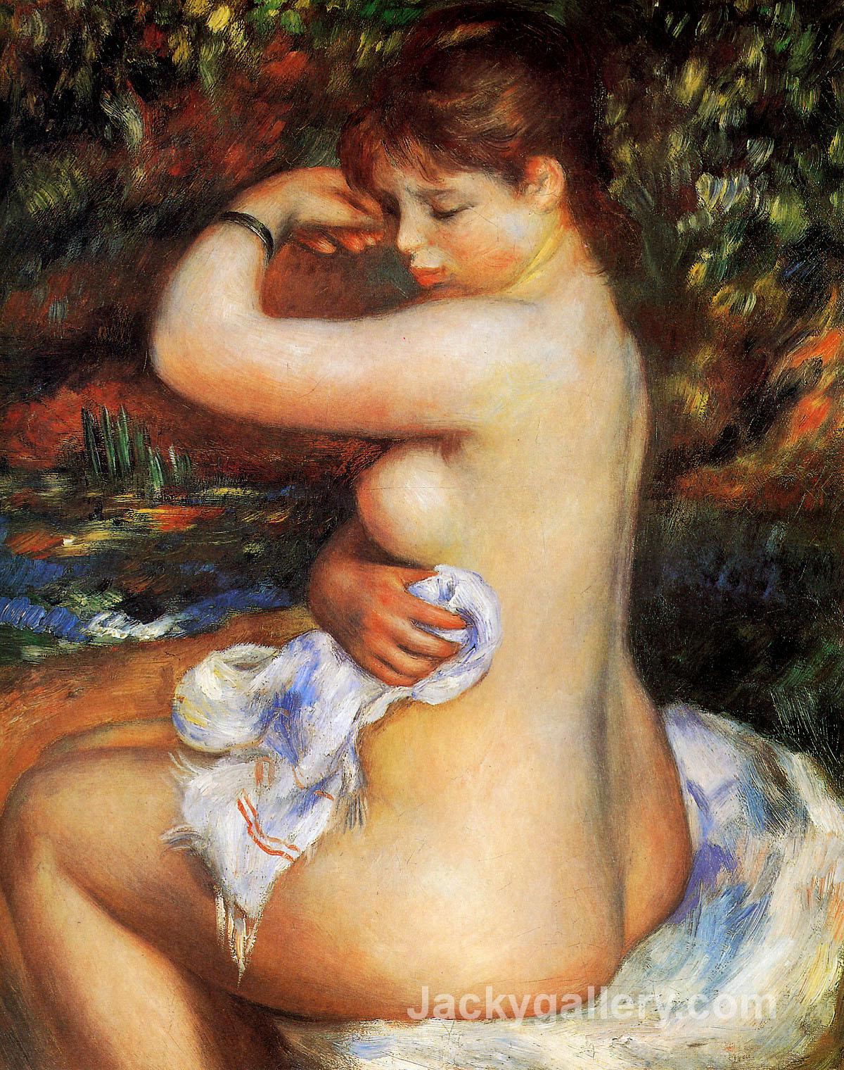After the bath By Renoir by Pierre Auguste Renoir paintings reproduction
